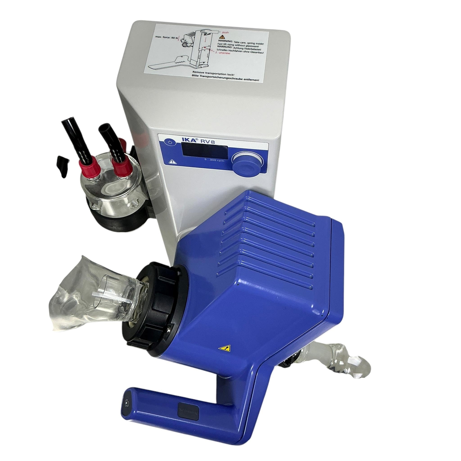 IKA RV8 Rotary Evaporator W/ Digital Bath HB 10 & L14 Condenser