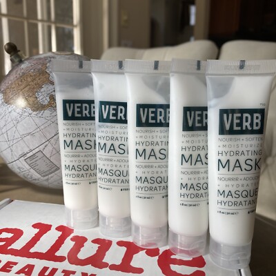 5x VERB HYDRATING Hair MAsk 1 Oz Each. NWOB.