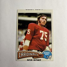 1975 Topps - #483 Bob Rowe