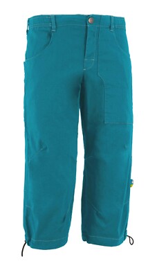 E9 Fuoco Flax 3/4 Pant   leichte 3/4-lange Kletterhose für Herren  light petrol