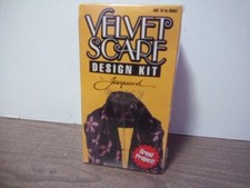 Neu Jacquard Samt Schal Design Kit Entwerfen Sie Ihren eigenen Schal