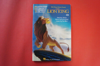 The Lion King .Songbook Notenbuch .Easy Keyboard Vocal
