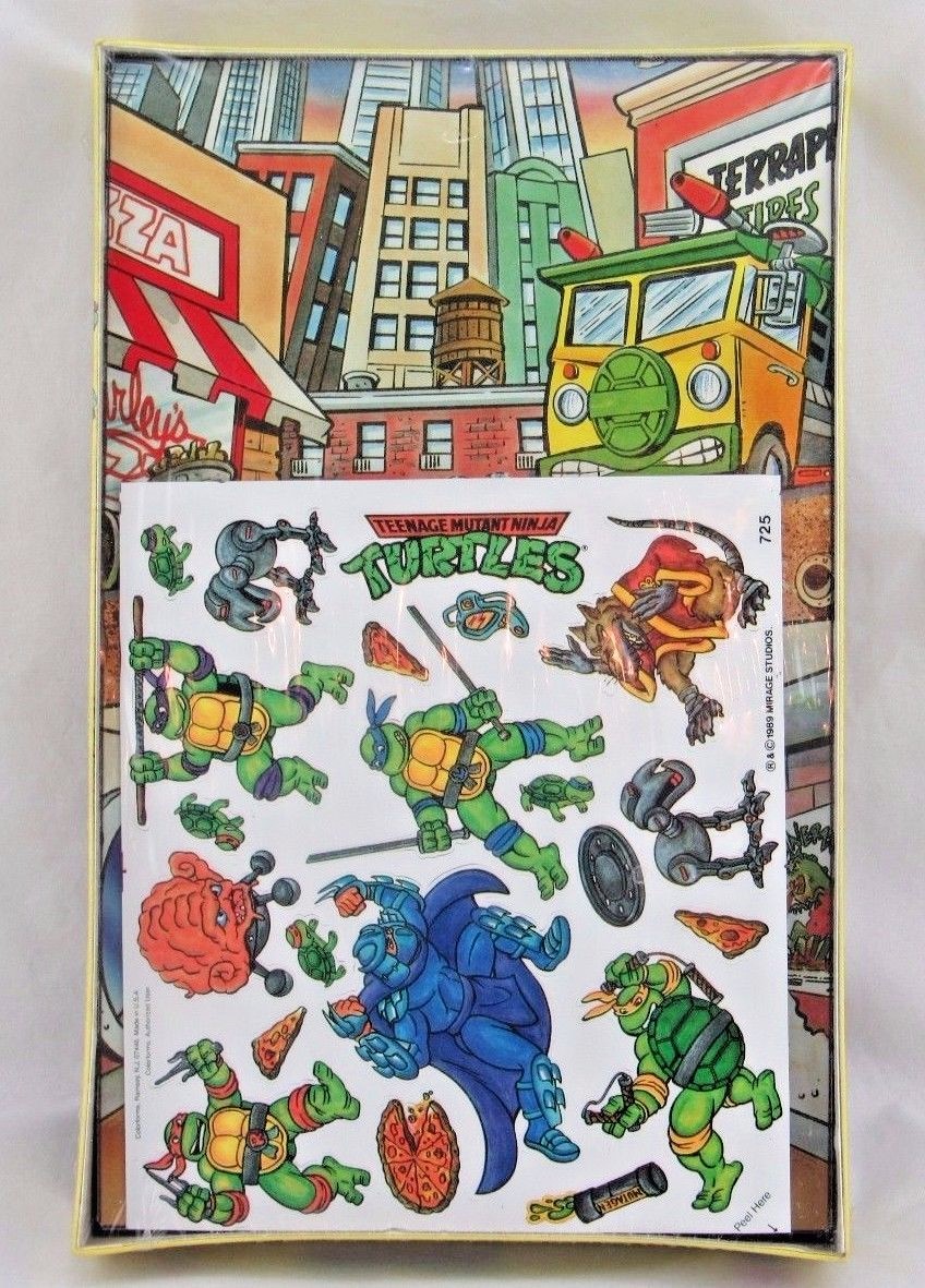 Teenage Mutant Ninja Turtle Colorforms Adventure Set 725, 1989, Sealed