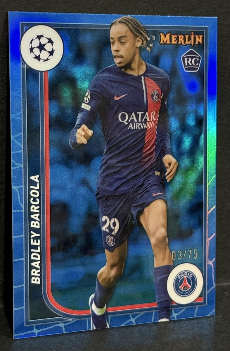 2023-24 Topps Merlin UEFA Club Competition PSG RC Bradley Barcola