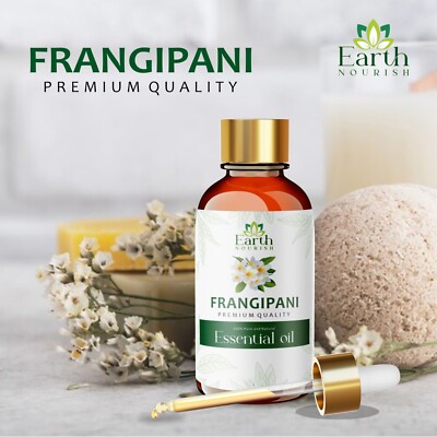 Earth Nourish Frangipani ätherisches Öl Bio für Haut & Entspannung 15-50 ml