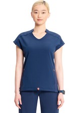 Navy Cherokee Scrubs Infinity GNR8 V Neck Top IN617A NAV