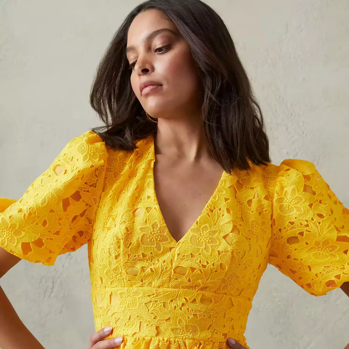 Next yellow lace clearance dress