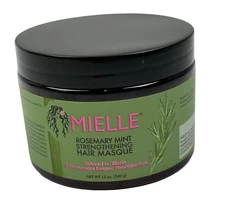 Mielle, Strengthening Hair Masque, Rosemary Mint, 12 oz (340 g)