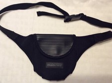 Portable CD Player Fanny Pack Case Neoprene Black Waist Belt Black By Mainstays