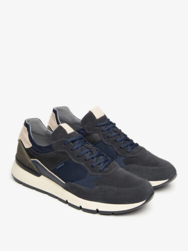 Scarpa NeroGiardini Uomo mod. I400401U in Camoscio BLU Sconto -45% - Imagen 2 de 7