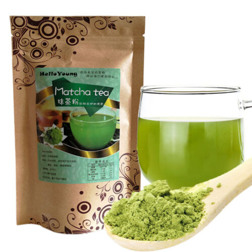 100g Japanischer Matcha Grüntee Pulver 100% Natur Bio Schlankheitstee LEBENSMITTEL