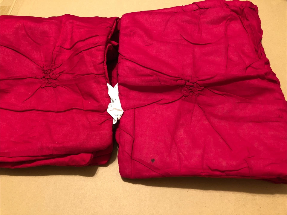 Xhilaration 2 Standard Sham Pink Anudado Foto 3 de 4