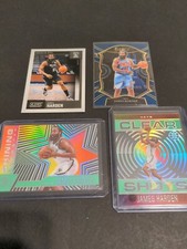 2021 Panini NBA Illusions James Harden 4 Card lot exclusive holo insert mint
