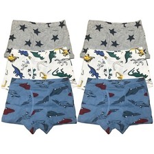 6Pack Toddler Little Boys Kids 100 Cotton Underwear Boxer Briefs 4T 5T 6T 7T 8T