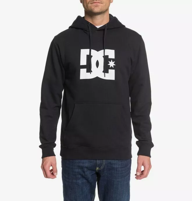 DC Shoes Star Logo Pullover Hoodie Black Red Blue S M L XL New With Tags