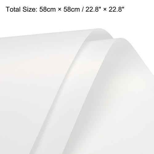 Flower Wrapping Paper Pure White 22.8"x22.8" Waterproof 10Pcs - Picture 2 of 7