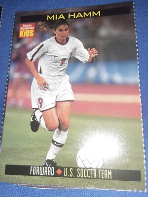 MIA HAMM Rare 1999 Sports Illustrated For Kids USWNT Card USA Soccer Star  SI HOF