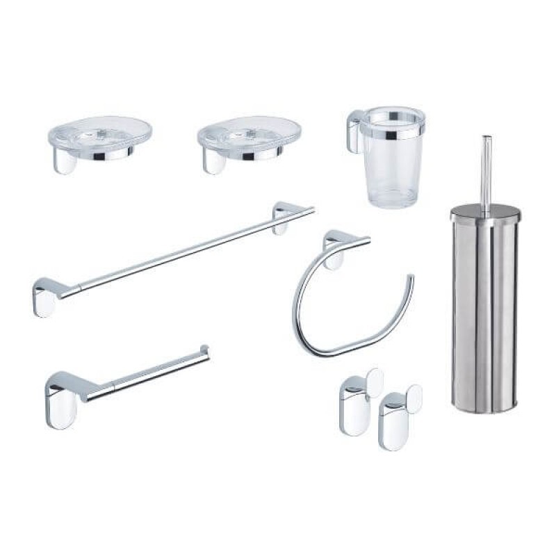 Kit d'accessoires de salle de bains Zero Metaform ensemble complet pour rénovation rapide