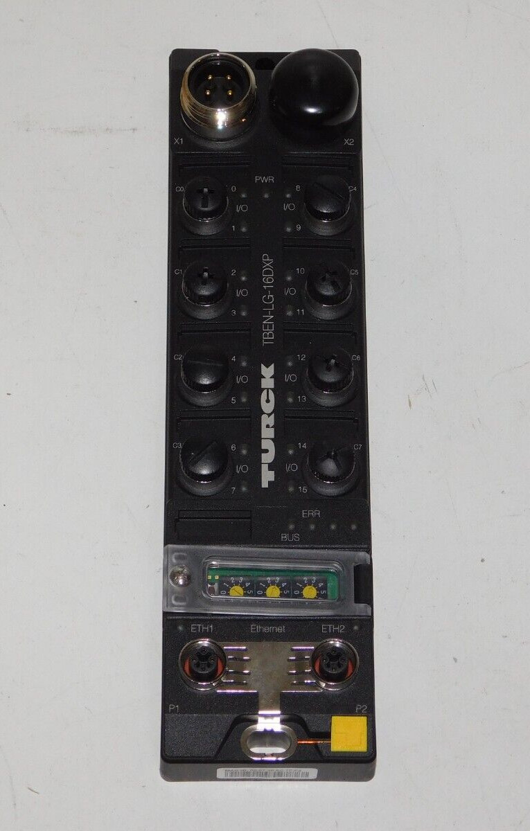 New Turck TBEN-LG-16DXP Ethernet Compact Multiprotocol I/O Module 6814068 16 Ch