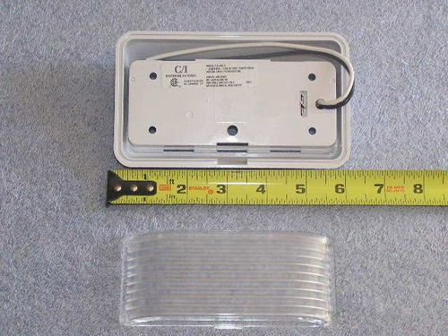 2ea RV Bus Van Work Trailer Entry Door Cargo Bay Porch Wall Light w/ Bulb 12v - Picture 3 of 4