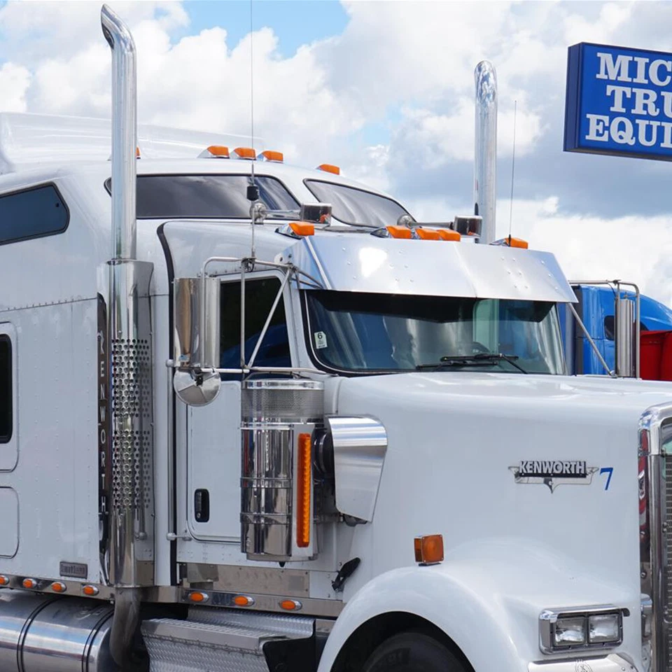 5x LED Amber Cab Roof Top Clearance Marker Running Light For Kenworth Peterbilt Foto 3 de 4