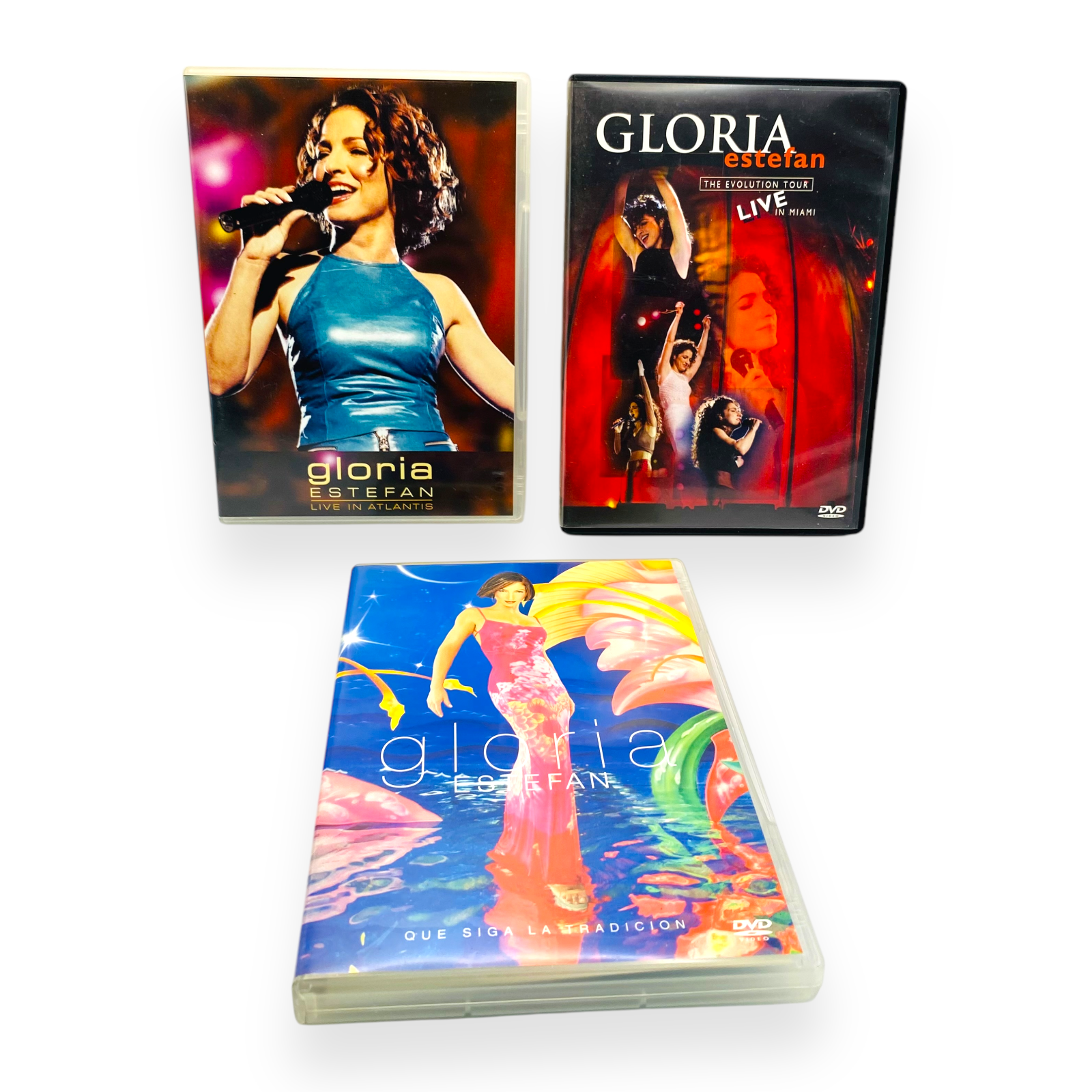 Gloria Estefan (DVD Bundle) - Que Siga La Tradicion, Live in Atlantis & Miami