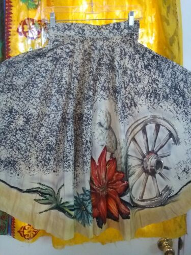 vintage handpainted mexican skirts