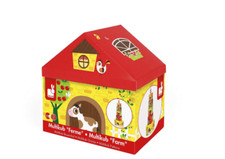 Janod Juratoys, Story Farm Nesting Wooden Wood, 10 Pc Set