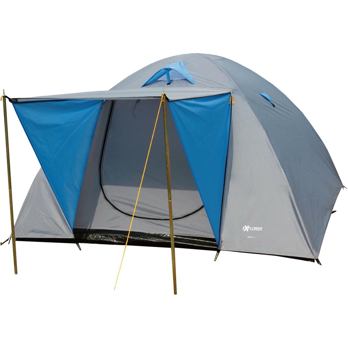 EXPLORER Kuppelzelt Igluzelt Zelt Campingzelt 3-4 Personen Festival Trekking