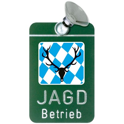 Dr. Gmünder Autoschild Jagdbetrieb PKW Schilder NEU
