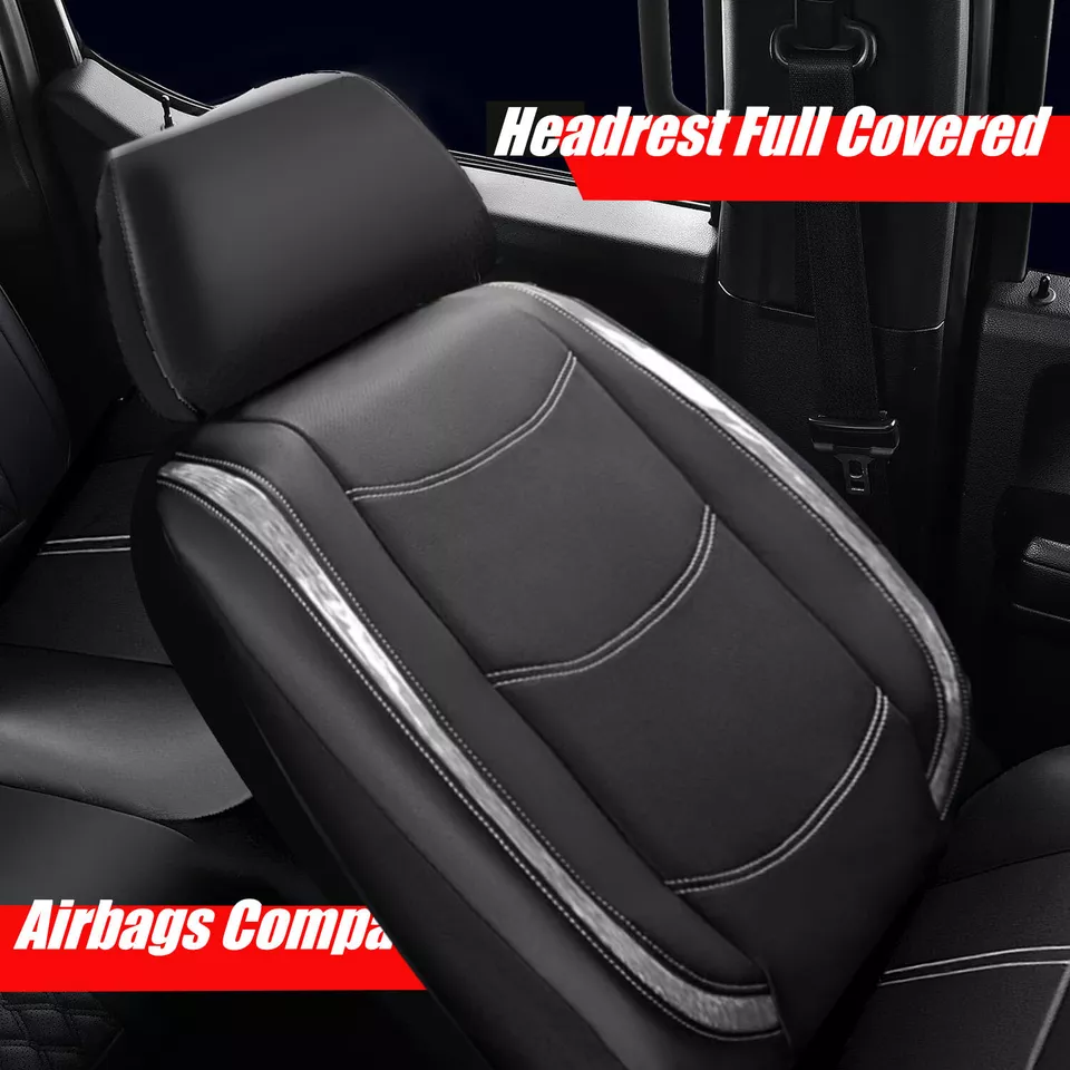 For Acura Legend MDX RDX TL TLX TSX RLX Faux Leather Car 5 Seat Covers Full Set Foto 4 de 4