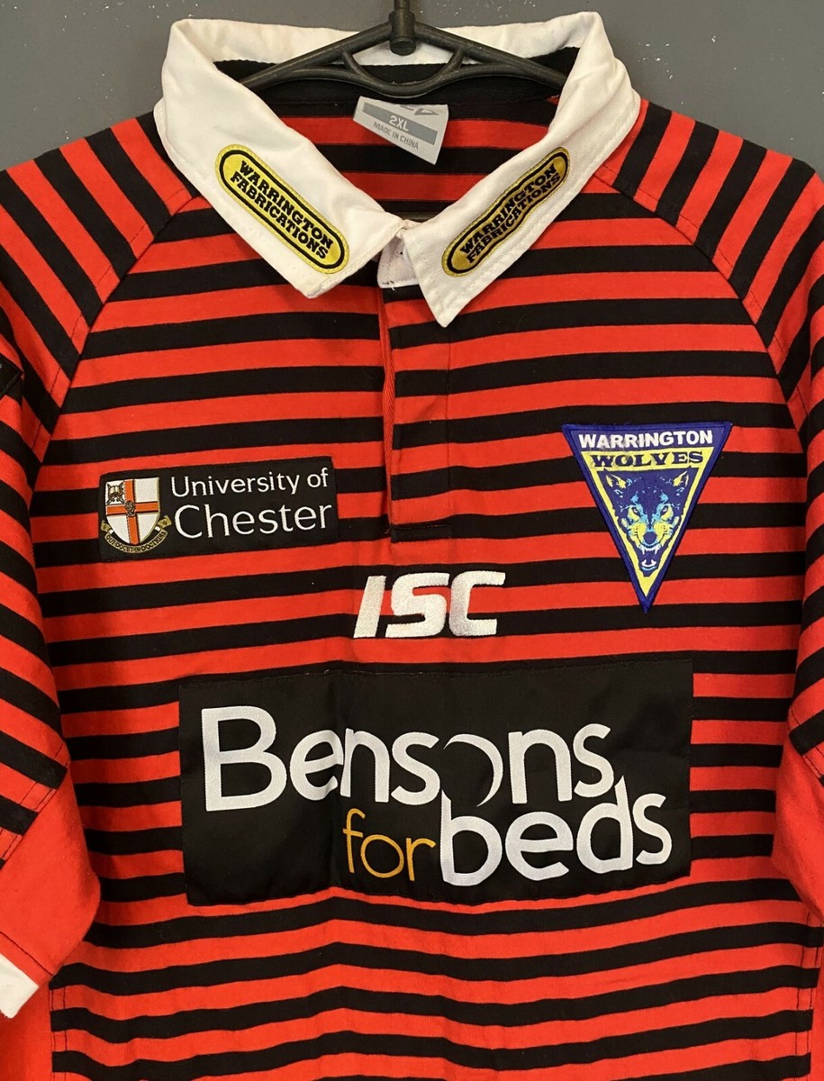 HERREN RUGBY LEAGUE WARRINGTON WOLVES 2013/2014 AWAY SHIRT TRIKOT MAILLOT GRÖSSE HERREN RUGBY LEAGUE WARRINGTON WOLVES 2013/2014 AWAY SHIRT TRIKOT MAILLOT GRÖSSE