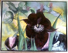 UNIDENTIFIED ARTIST! STILL LIFE COMPOSITION WITH FLOWERS