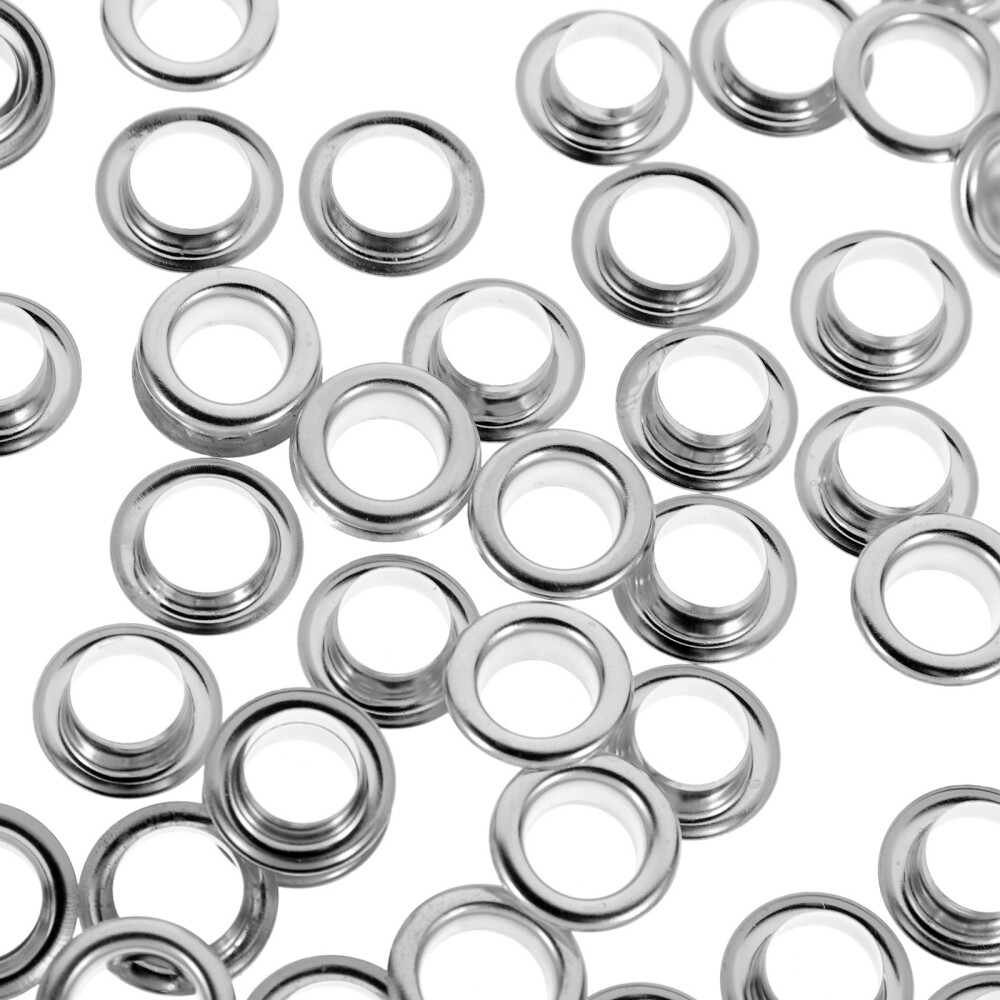 50 Sets Grommets and Eyelets Thicken Metal Grommets Eyelets Metal