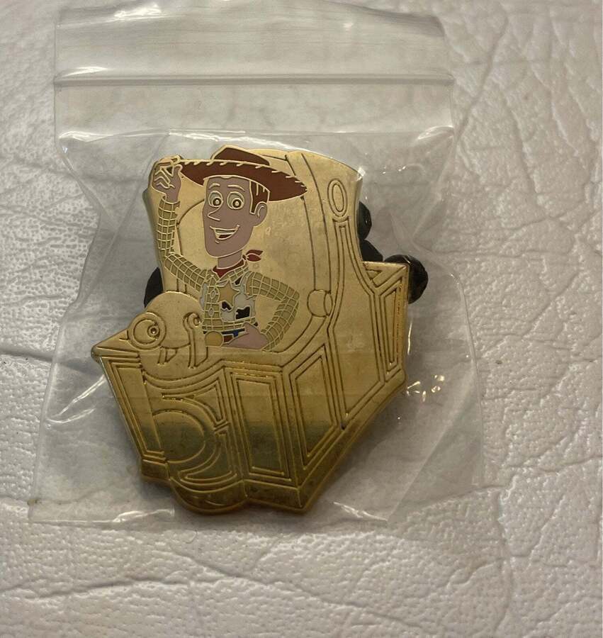 Disney WDW Woody on Toy Story Midway Mania Chaser Characters In Attraction Pin