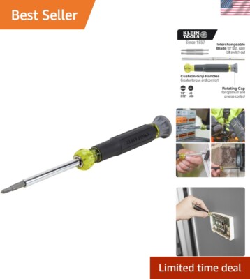 Compact 4-in-1 Electronics Screwdriver Set with Cushion Grip - Ultimate Control