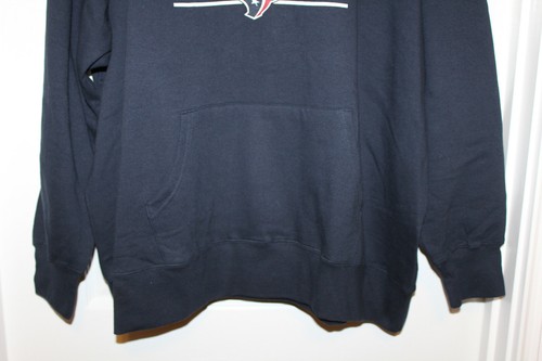 NWT Houston Texans NFL Navy Long Sleeve Fleece Hoody Sweatshirt Womens 2X - Picture 5 of 7