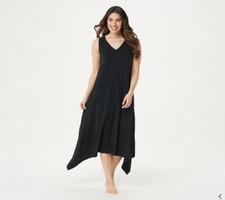 AnyBody Cozy Knit Sharkbite Hem Dress-Reg A354737-Pet A354738-Tall A354739-NEW
