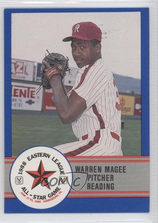 1988 ProCards Eastern League All-Star Game Warren Magee #E-33 0q3
