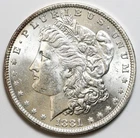 1881-O $1 Morgan Silver Dollar Uncirculated - RAW - Great Luster / Nice Coin