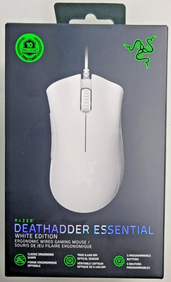 Razer DeathAdder Essential Wired Gaming Mouse White