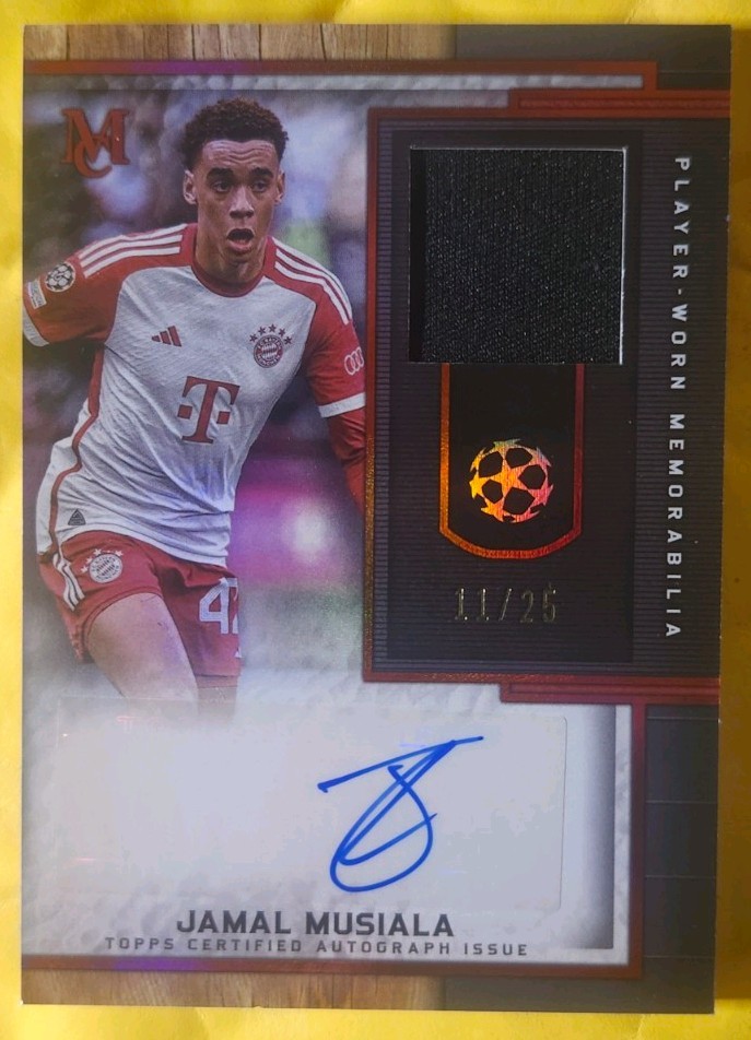 2023-24 Topps Museum Collection UCL - Museum Autograph Relic