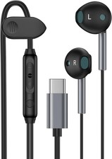 Samsung Wired Earbuds USB C for Galaxy A36 5G/A17/A56/A26/A16 5G/S25 Edge Ultra/