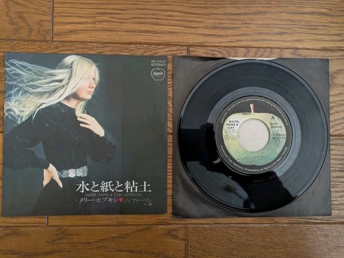 MARY HOPKIN Water, Paper & Clay Japan 45rpm 7" Apple AR-2958 The Beatles