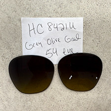 Coach HC8421U Original Lens Pair 54mm - Green Olive Gradient with Backside A/R
