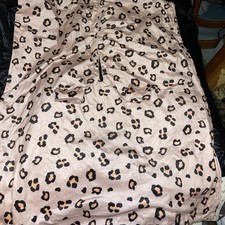 leopard print baby car seat canopy