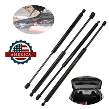 4 Front Hood+Rear Tailgate Gas Struts Shocks For Lexus RX350 RX450h 2010-2015
