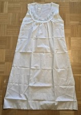 Cute nightdress chemise, dressing gown, size 40-42, white and yellow, new tags vintage