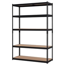 Storage Shelving Unit ,5-Tier Adjustable Storage Utility Rack Shelf for Garage