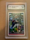 2006 Topps Chrome Tom Brady # 106 Refractor Gem MT 10 - GMA